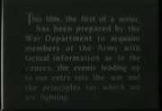 Prelude to War