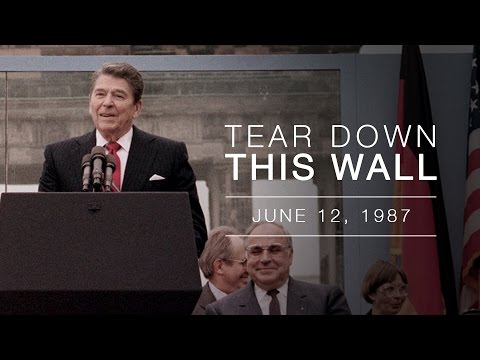 Reagan at the Brandenburg Gate: 'Tear Down This Wall'